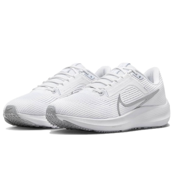 Nike Shoes - Nike Women's Air Zoom Pegasus 40 Running Shoes White/Silver DV3854-101 Size 11